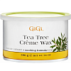 воск gigi, tea tree creme wax, кремообразный с маслом чайного дерева, 396 г.