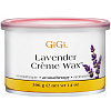 воск gigi, lavender creme wax, кремообразный с лавандовым маслом, 396 г.